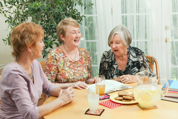 istock Senior Social Gathering Book Club and Reading Group 184305130