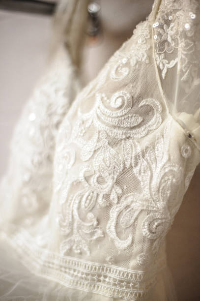 istock Wedding Dress Detail 1843092816