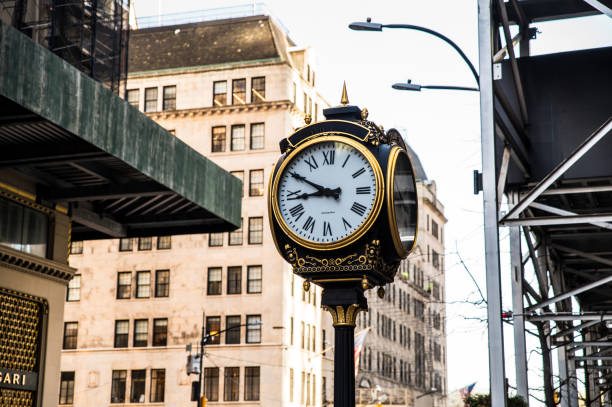istock Street clock in New York downtown 1843097537