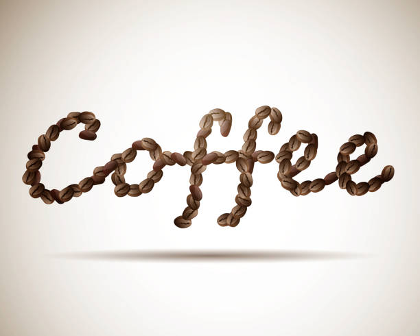 вектор кофе фон - backgrounds coffee addiction agriculture stock illustrations