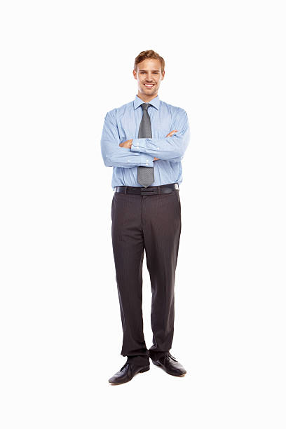 istock Smiling, young business man 184313886