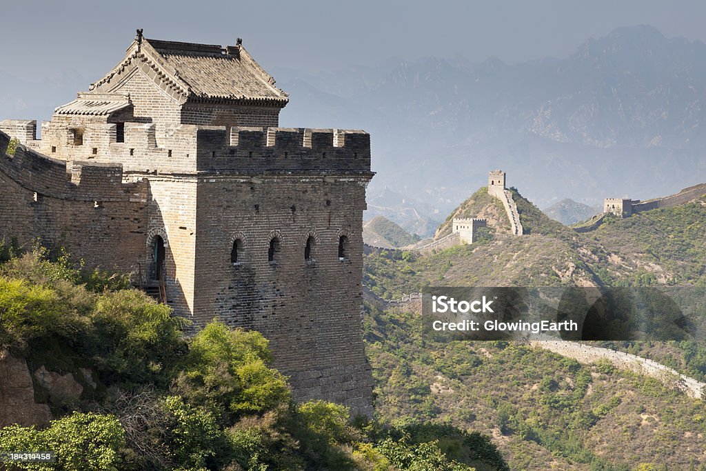 Auf der Chinesischen Mauer Wachturm - Lizenzfrei Architektur Stock-Foto