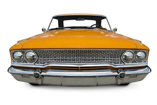 A 1963 1/2 Ford Galaxy. Clipping Path on Vehicle. All logos removed.