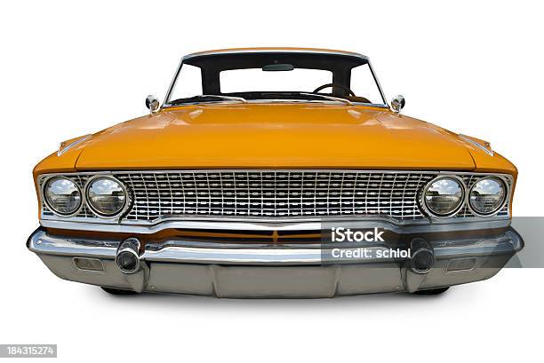 Foto de Clássico 1960s Ford Galaxy e mais fotos de stock de Vista Frontal - Vista Frontal, Low Rider, Táxi