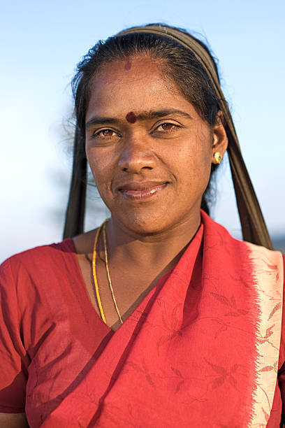 istock Portrait of Tamil  tea picker. Sri Lanka. 184315527