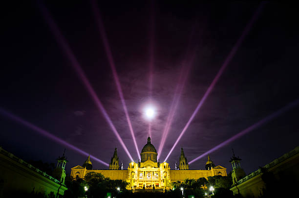 istock Barcelona night cityscape 184315901