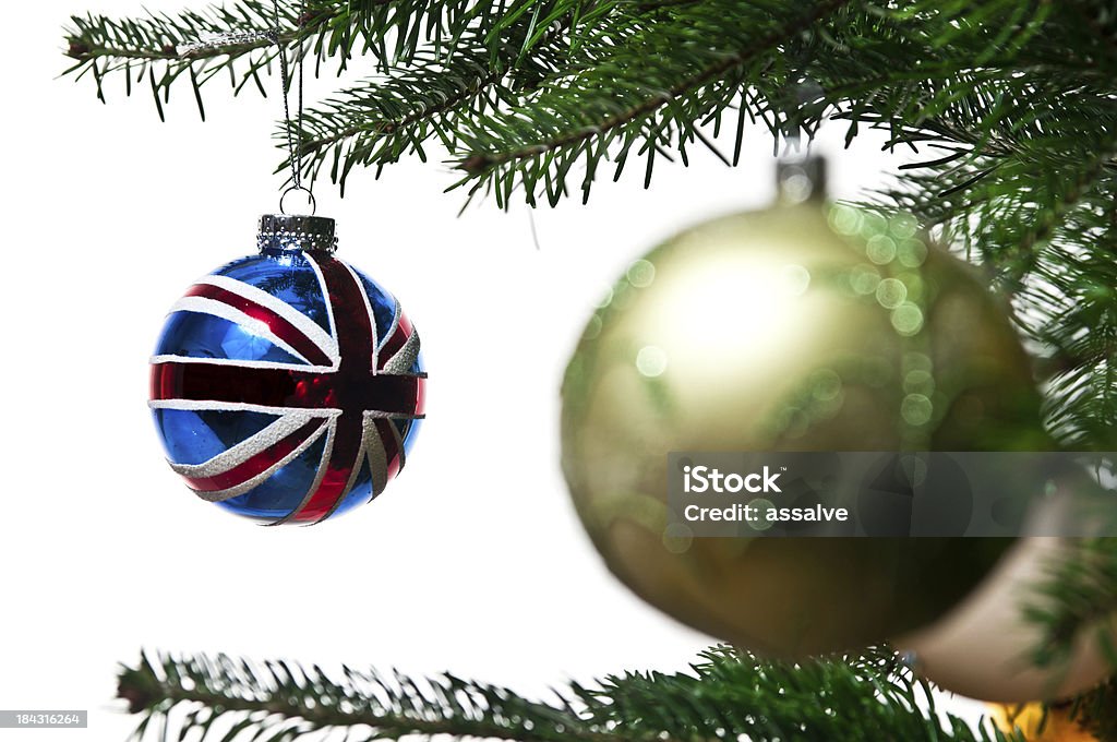 Inglês Natal - Royalty-free Bandeira Foto de stock