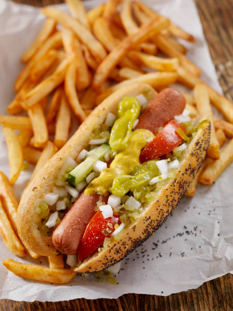 Classic Chicago Dog with Fries