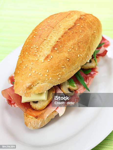 Photo libre de droit de Sandwich Italiens banque d'images et plus d'images libres de droit de Aliment - Aliment, Aliments et boissons, Champignon comestible