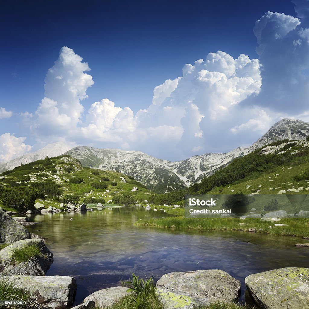 호수 Pirin 산맥 - 로열티 프리 0명 스톡 사진