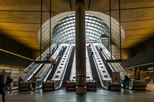 Rail Infrastructure Train Leaving Cologne Railroad Station