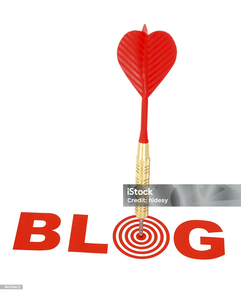 Targeting tuo blog - Foto stock royalty-free di Accuratezza