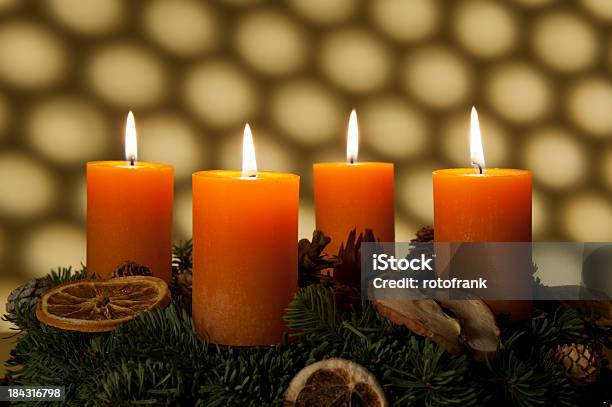 Advent Kranz Stockfoto und mehr Bilder von Advent - Advent, Adventskranz, Brennen