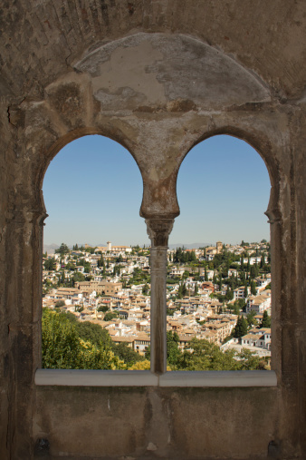 View of Granada from an AlhambraA's window