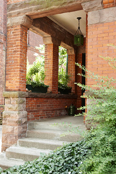 Porch and steps Toronto townhouse