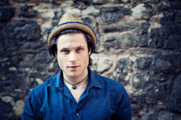 istock Good Looking Young Man with Hat Close-Up 184317394