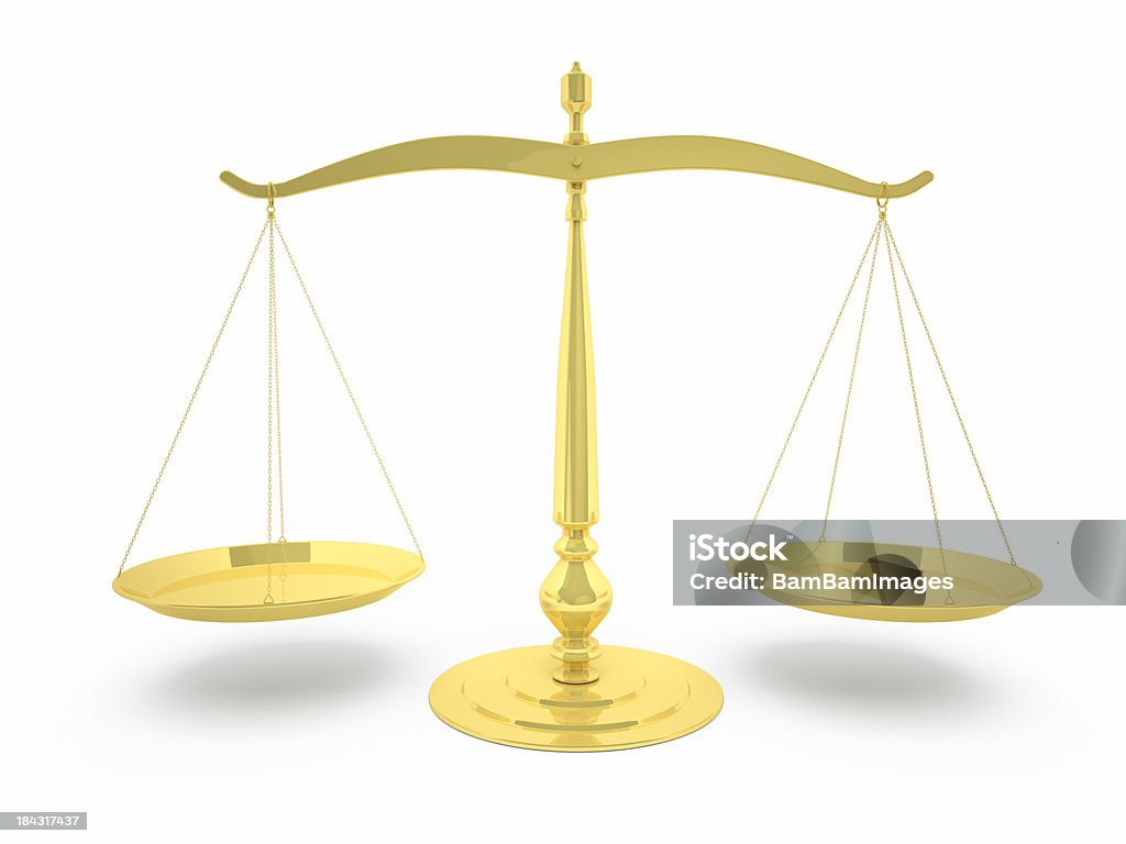 Escalas de Justive nivel - Foto de stock de Balanzas de la Justicia libre de derechos