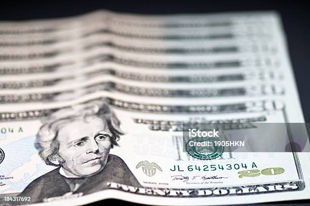 Twenty Dollars Background Stock Photo - Download Image Now - American Twenty Dollar Bill, Banking, Bringing Home The Bacon