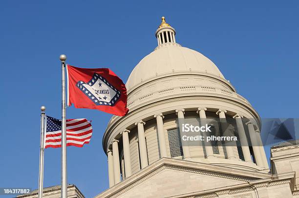 Arkansas State Capitol I Znaczniki - zdjęcia stockowe i więcej obrazów Stan Arkansas - Stan Arkansas, Budynek kapitolu stanowego, Little Rock