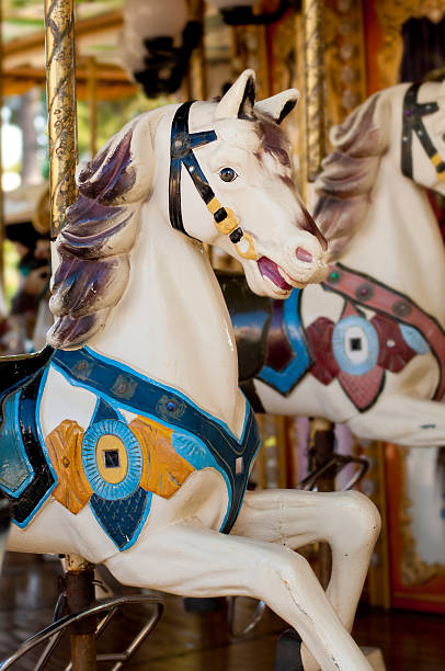 istock Horses of a carousel 184318425