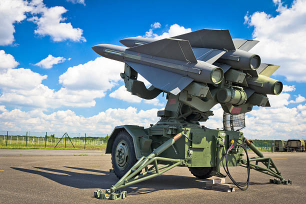 Anti-aircraft guided, ground and air missile, exhibited in the yard of the War Museum in Athens, Greece. It was made in USA and used by the Greek Air Force from 1960 to 1970.