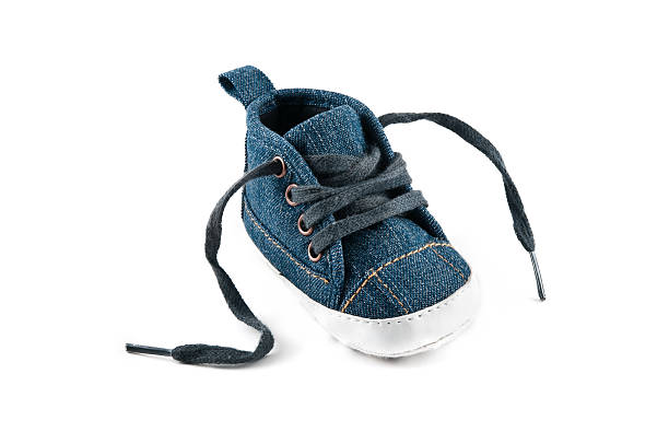 istock Blue Jean Baby Shoe 184318571