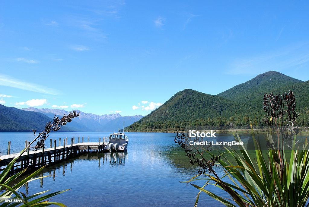 Lake Rotoroa, Nelson Lakes National Park, NZ  Beauty In Nature Stock Photo