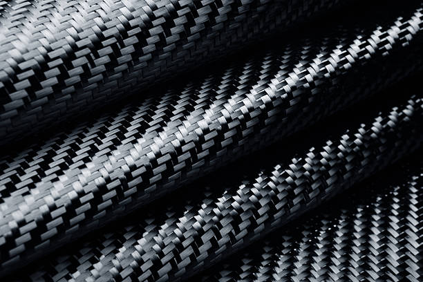 włókno węglowe materiału. - carbon fiber textile pattern zdjęcia i obrazy z banku zdjęć