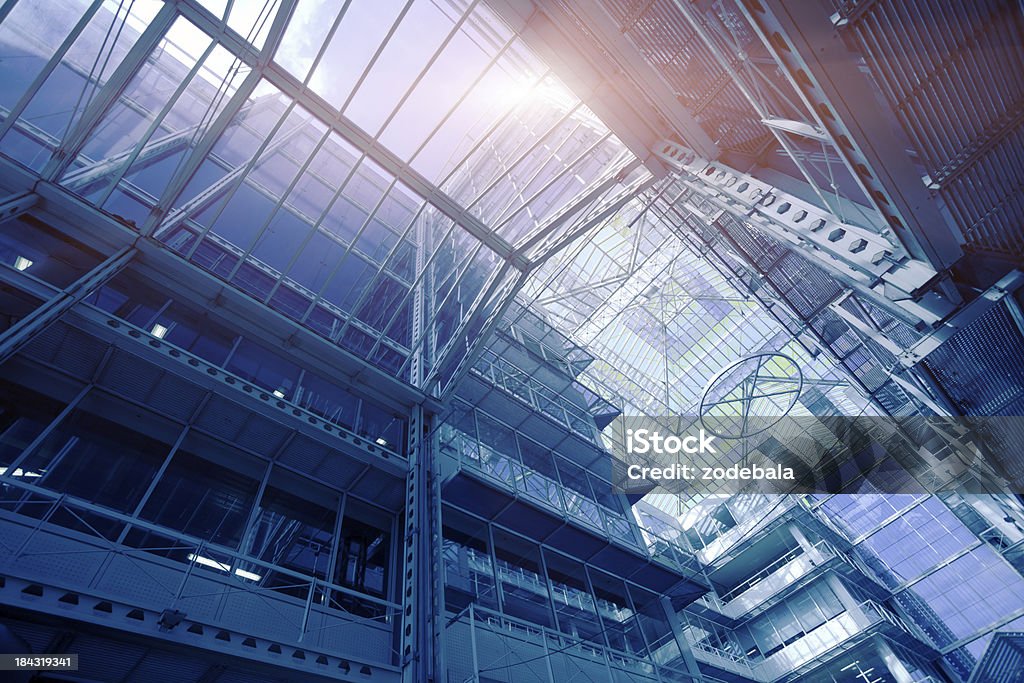 Contemporary Metal Architecture in Victoria Station, London Contemporary architectureSee also Architecture Stock Photo