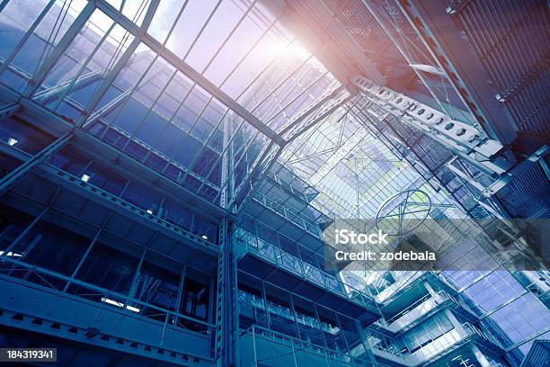 Contemporary Metal Architecture In Victoria Station London Stock Photo - Download Image Now