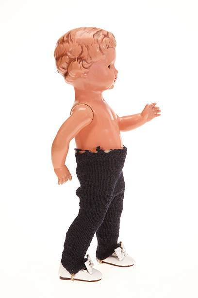 винтажный театральная кукла с 1953 - motion art naked studio shot стоковые фото и изображения