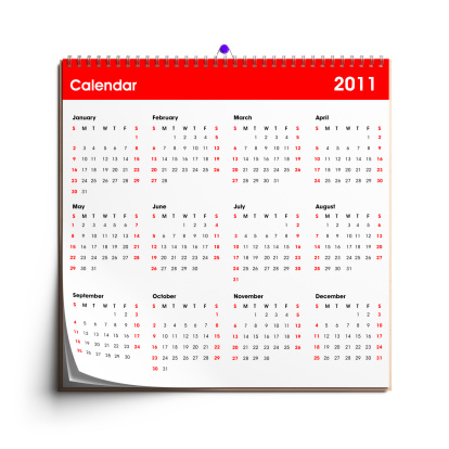 A wall calendar with 2011 displayed.Check out the other images in this series here...