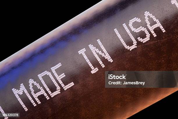 Feita No Selo Eua Sobre O Papel - Fotografias de stock e mais imagens de Made in the USA - Frase americana - Made in the USA - Frase americana, Etiqueta - Mensagem, Fabricar