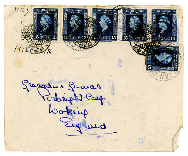 istock Military envelope from Dutch East Indies, 1947 184320500