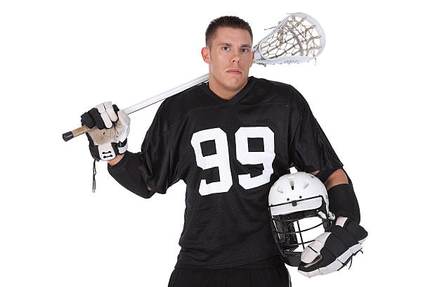 istock Portrait of a lacrosse player 184320677