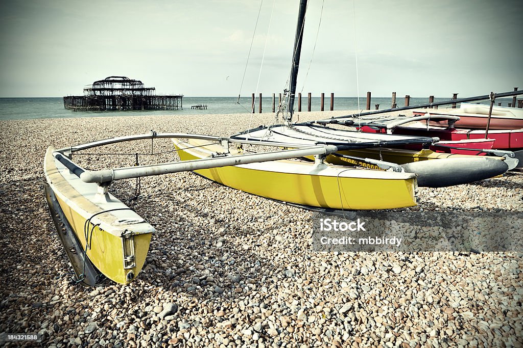 Brighton beach - Foto de stock de Abandonado royalty-free