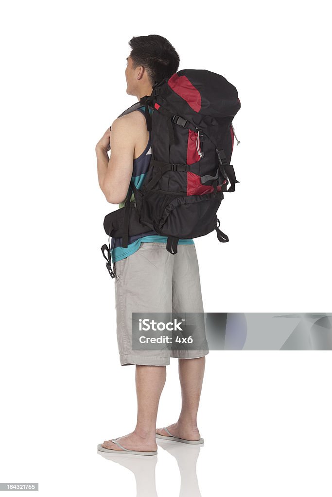 Hiker with backpack Hiker with backpackhttp://www.twodozendesign.info/i/1.png Backpack Stock Photo