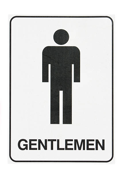 Sign - Mens Toilet stock photo