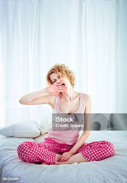 Awakening Stock Photo - Download Image Now - Women, One Woman Only, Yawning