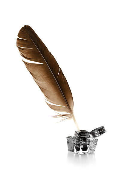 istock Quill pen on inkwell 184322166