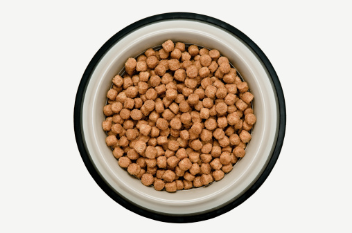 Dog food in the bowl with path.More object images: