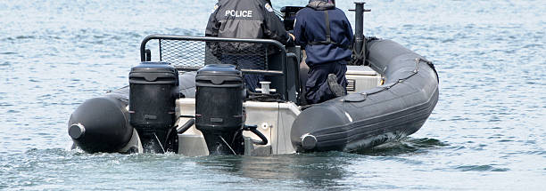 istock Police Rigid Hull Inflatable Patrol Boat 184323201