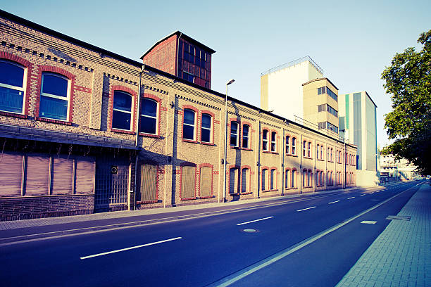 istock German streetscape, industrial area 184323359