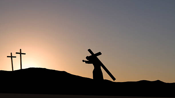 istock Jesus Christ Carrying the Cross On  Good Friday 184323715