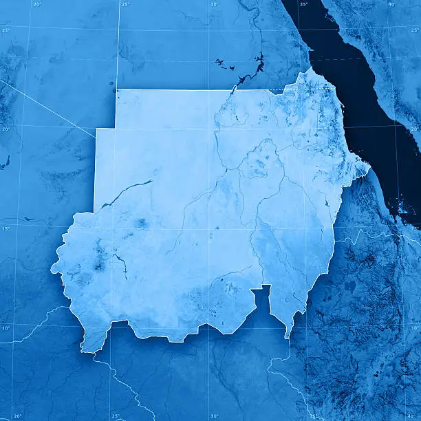 Photo of Sudan 2011 Topographic Map
