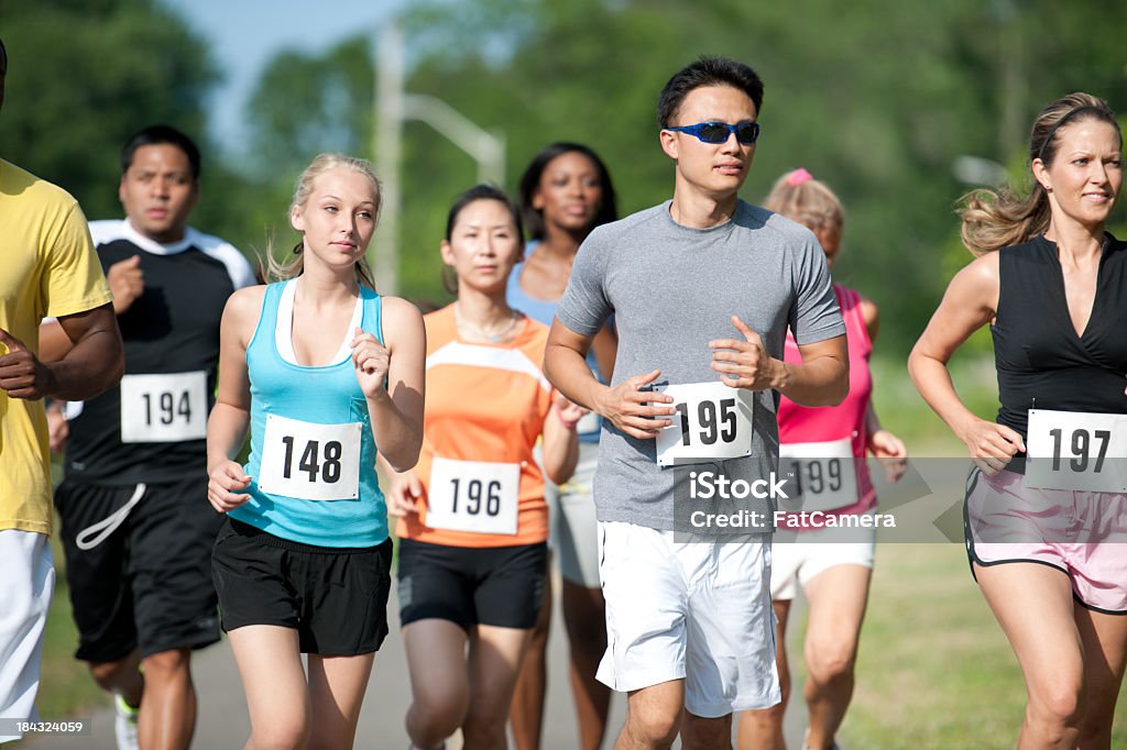 Coureur - Photo de 5000 mètres libre de droits