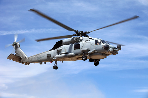 U.S. Navy SH-60 Seahawk helicopter. 