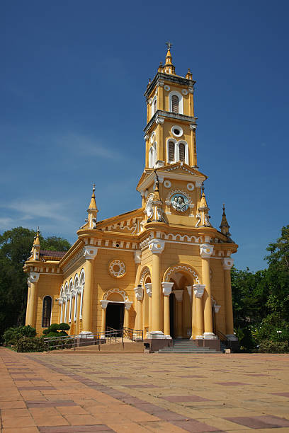 istock Historic Church in Ayuthaya, Thailand 184324544