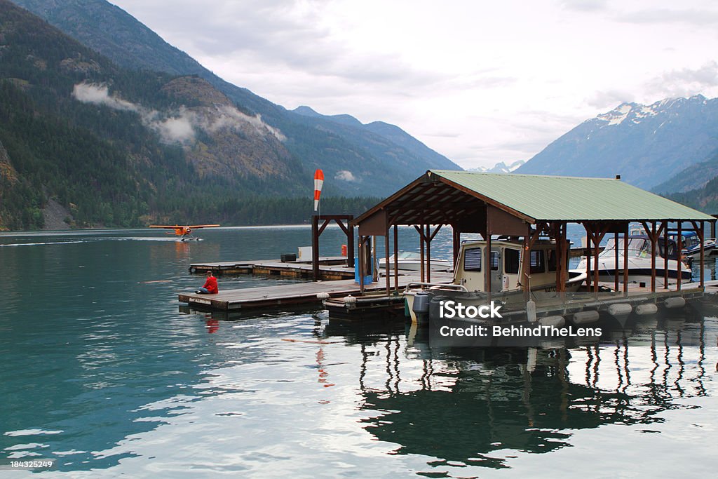 Lake dock - Zbiór zdjęć royalty-free (Stan Waszyngton)