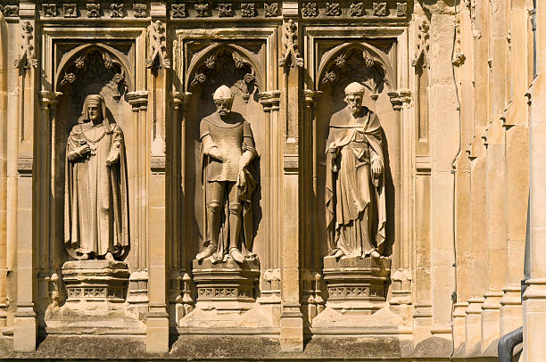 The statue of Mother Julian at the entrance to Norwich Cathedral